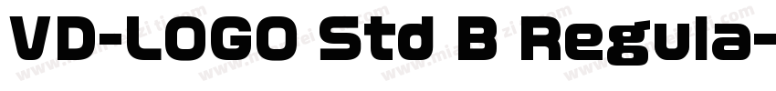 VD-LOGO Std B Regula字体转换